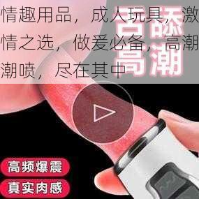 情趣用品，成人玩具，激情之选，做爰必备，高潮潮喷，尽在其中